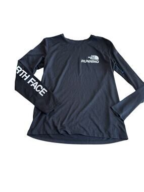 The North Face Thermal Base Layer Shirt Womens Small S Black Long Sleeve Crew